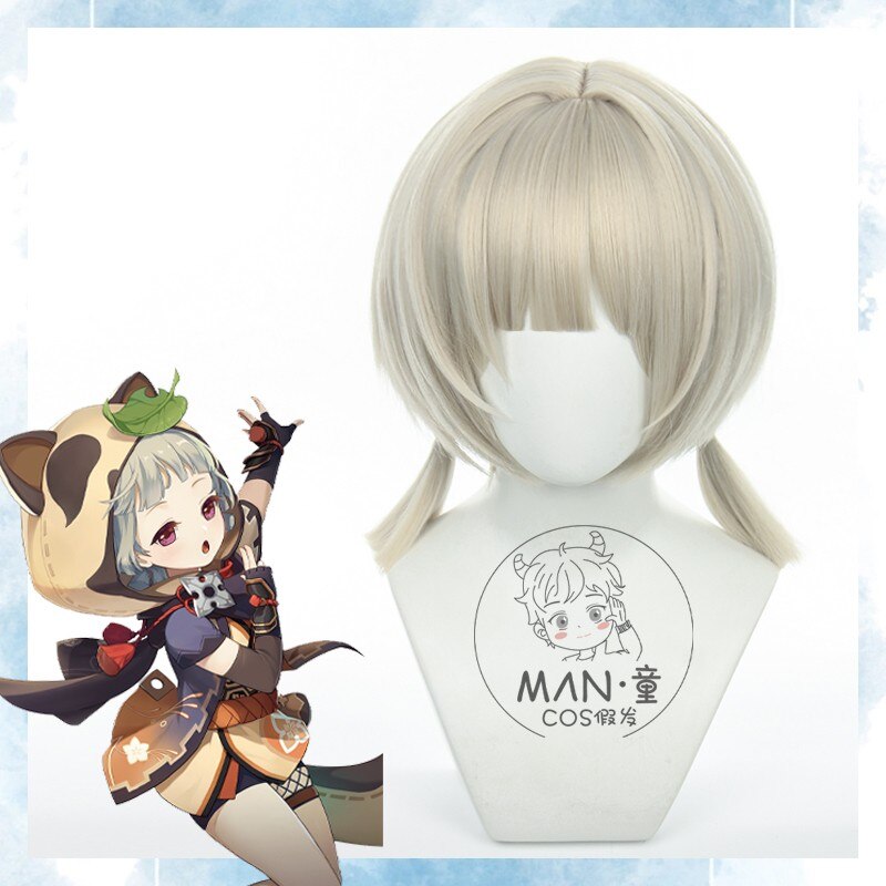 Genshin Impact Sayu ڽ        īϹ SAYU Genshin Hair + Wig Cap